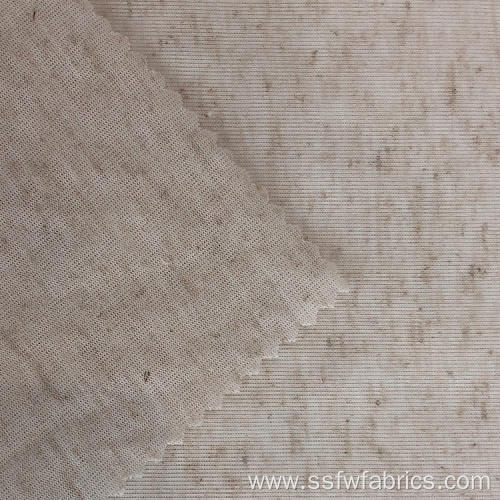 Knitted Plain Style Wholesale Linen Jersey Fabric